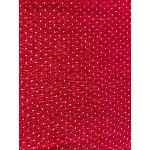 Red Polka Dot Cotton Fabric 1/2 Yards 44" Wide Quilting Sewing - Picture 3 of 10